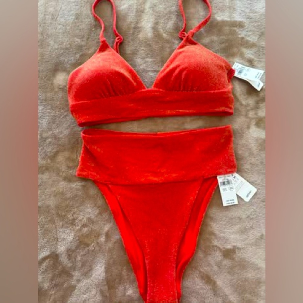 aerie High-Waisted Bikini Set